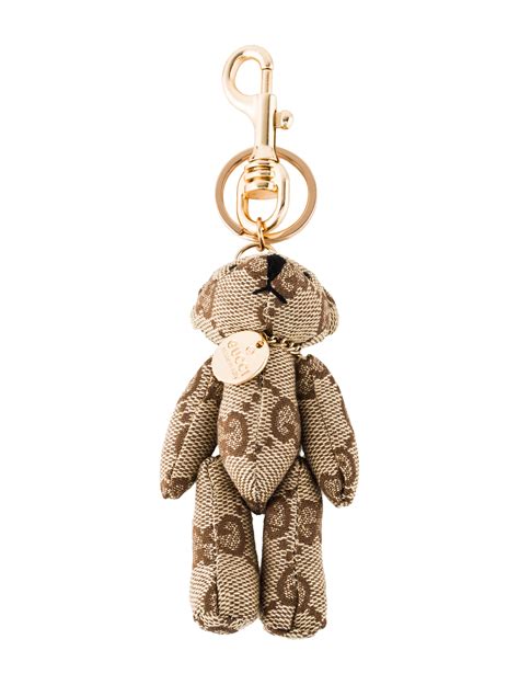 bear gucci keychain|Gucci leather keyrings.